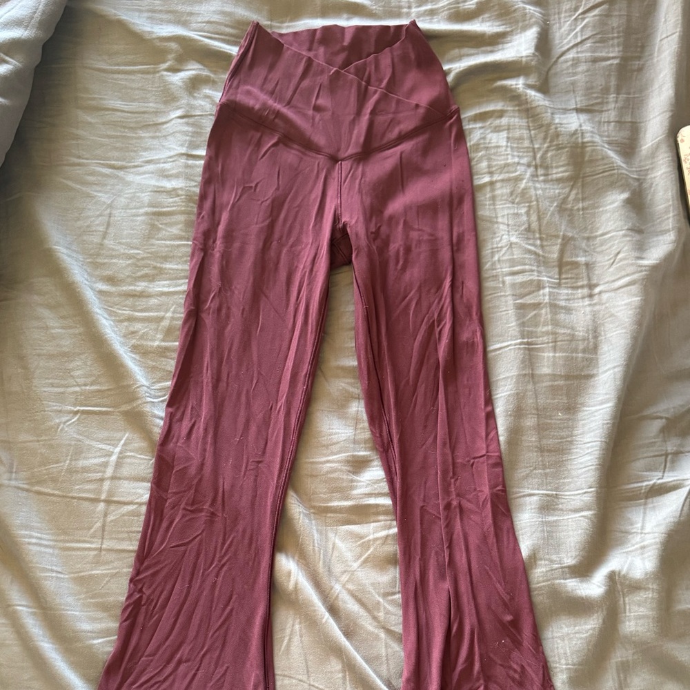 Aerie Dusty Rose Flare Pants